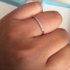1/10 ctw Petite Diamond Ring 10K White Gold